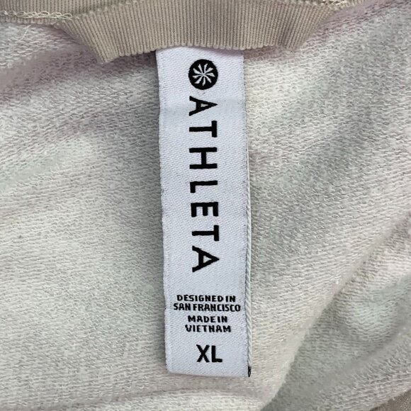 Athleta Women's Balance Stretch Heathered Full Zip Thumbhole‎ Sweatshirt Size XL - Picture 6 of 13